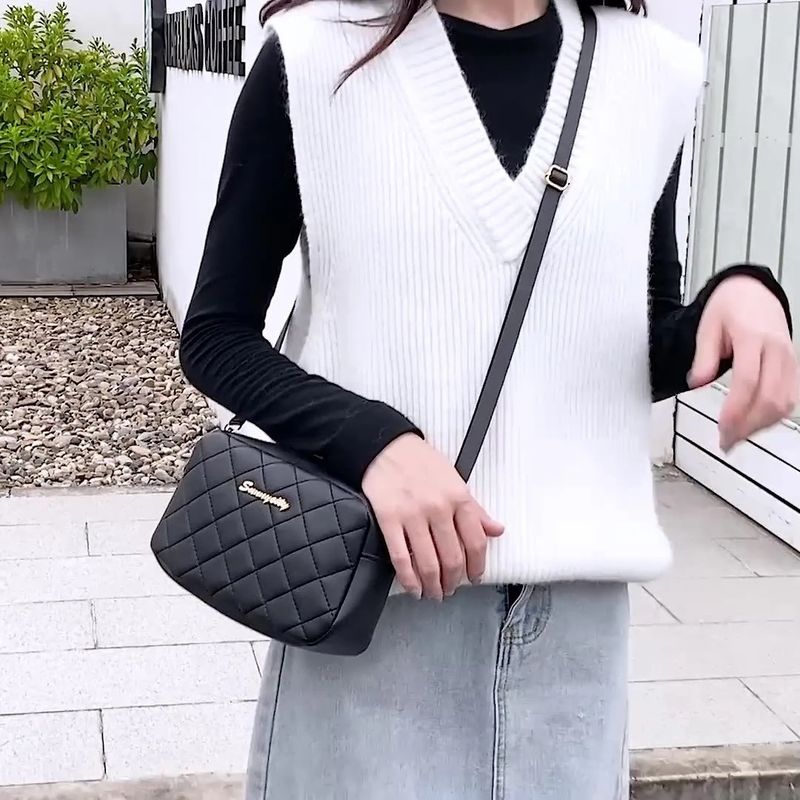 Bolsos de cuero genuino para mujeres Bolsos para almacenar cosméticos Bolsos de moda de lujo